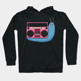 Snail with a Boombox Hoodie